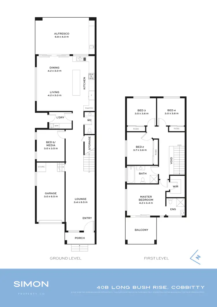 Floorplan of Homely house listing, 40b Long Bush Rise, Cobbitty NSW 2570