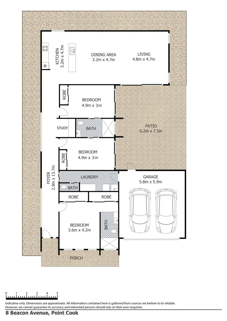 Floorplan of Homely house listing, 8 Beacon Avenue, Point Cook VIC 3030