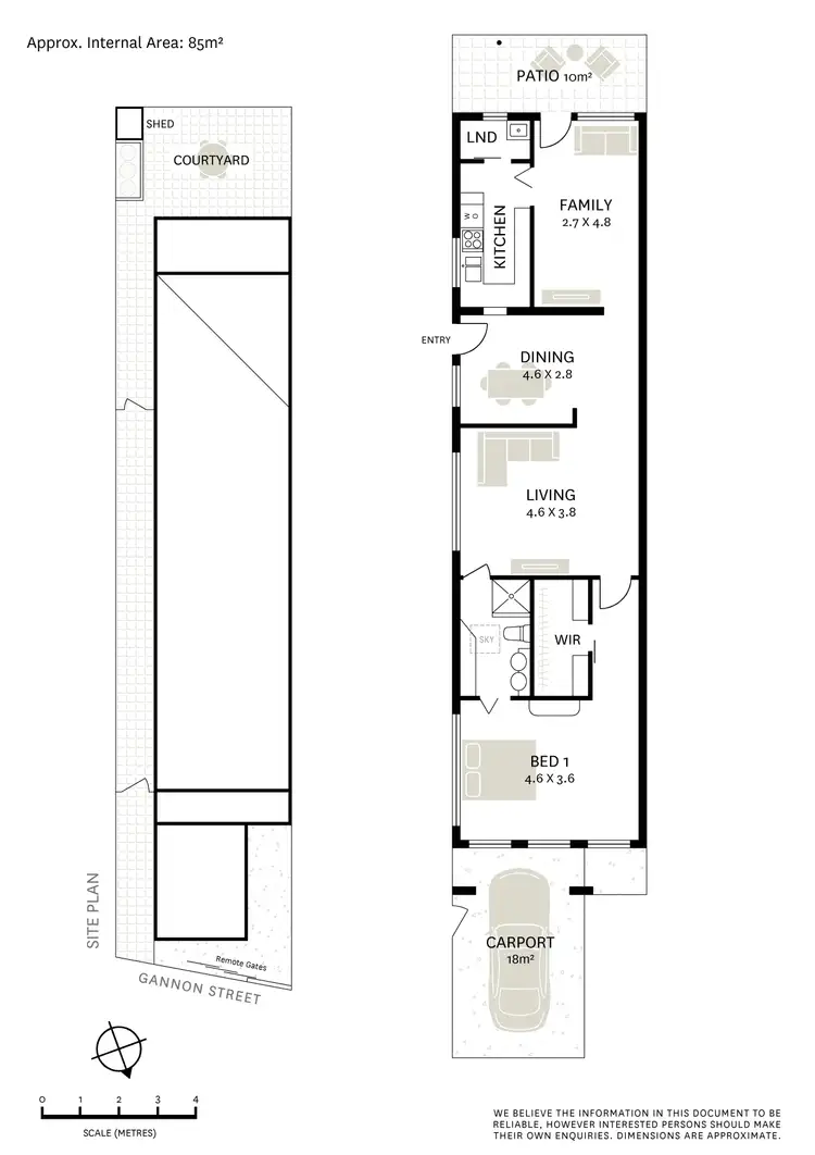 Floorplan of Homely house listing, 44 Gannon Street, Tempe NSW 2044
