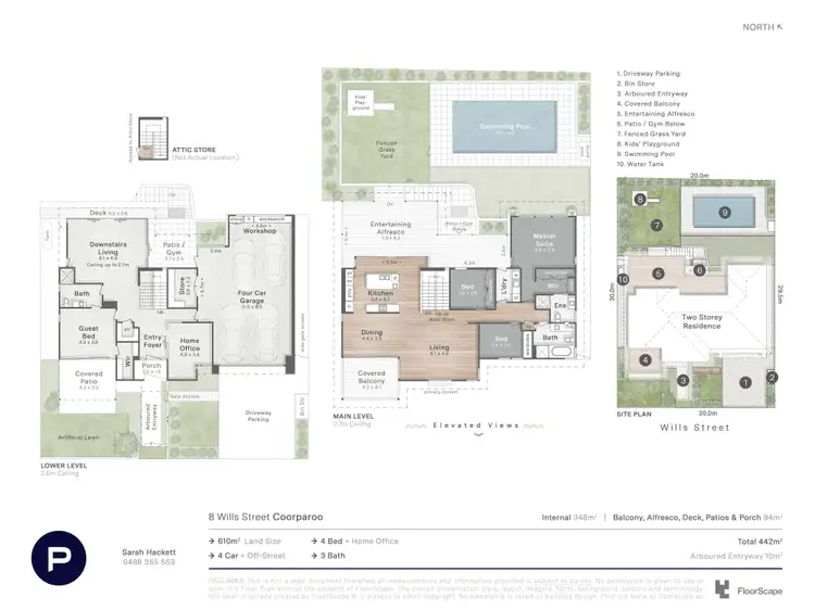 Floorplan of Homely house listing, 8 Wills Street, Coorparoo QLD 4151