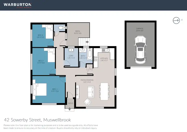 Floorplan of Homely house listing, 42 Sowerby Street, Muswellbrook NSW 2333