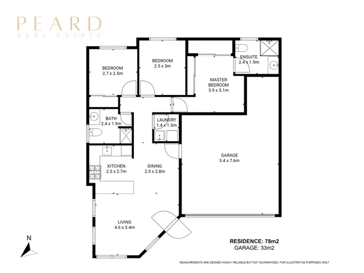 Floorplan of Homely unit listing, 40C Newport Way, Balga WA 6061