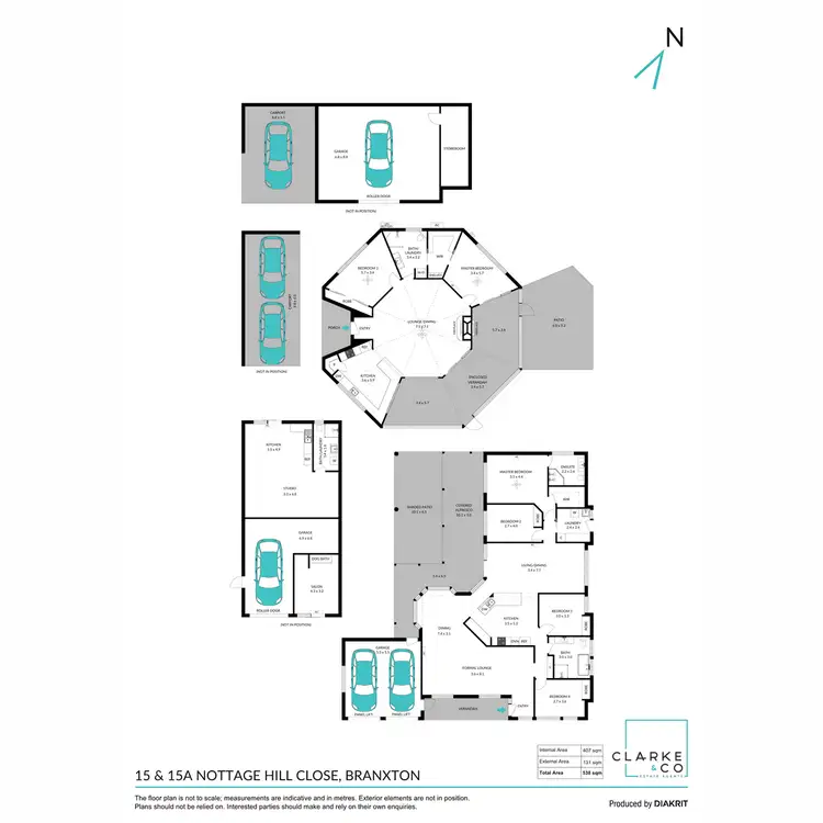 Floorplan of Homely house listing, 15 & 15A Nottage Hill Close, Branxton NSW 2335
