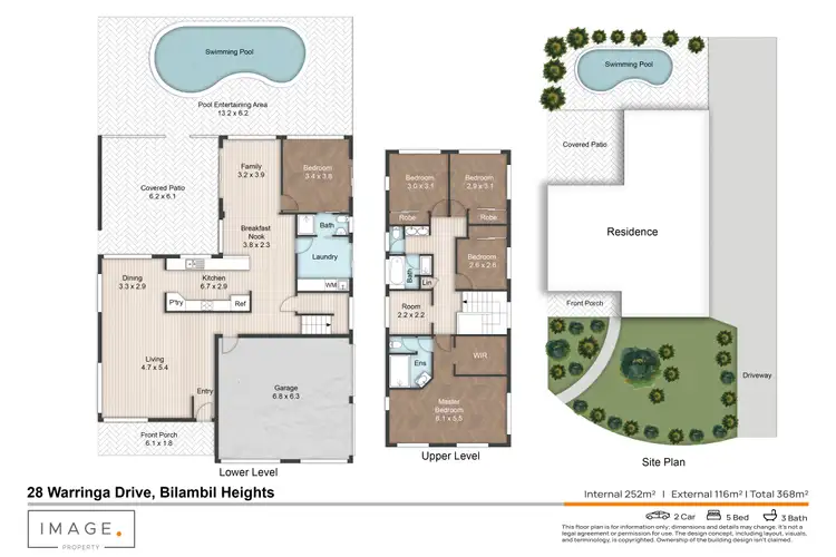 Floorplan of Homely house listing, 28 Warringa Drive, Bilambil Heights NSW 2486