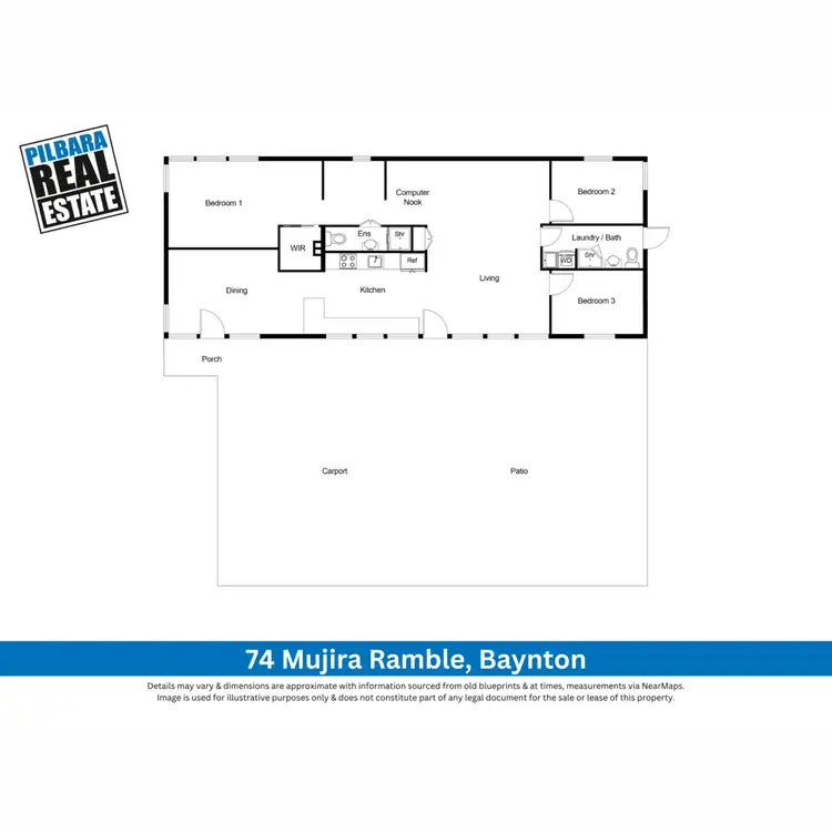 Floorplan of Homely house listing, 74 Mujira Ramble, Baynton WA 6714