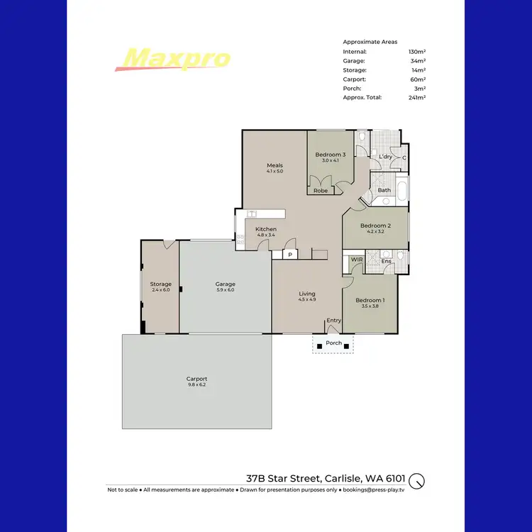 Floorplan of Homely house listing, 37B Star Street, Carlisle WA 6101