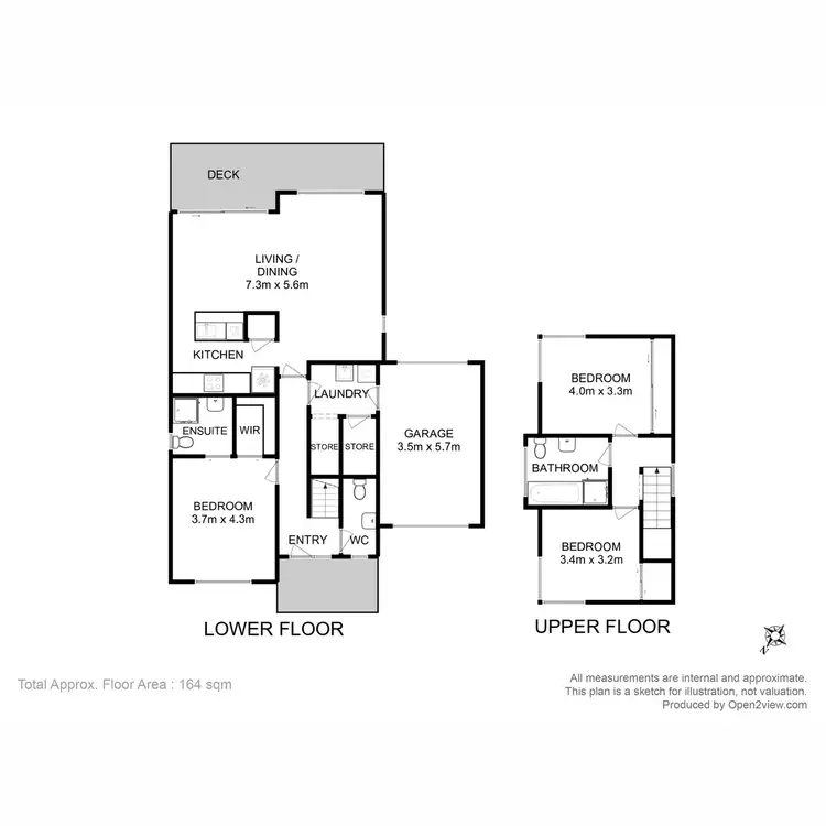 Floorplan of Homely townhouse listing, 10/10 Denison Street, Kingston TAS 7050