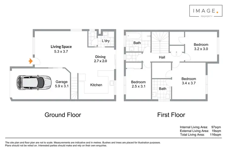 Floorplan of Homely townhouse listing, 14/439 Elizabeth Avenue, Kippa-Ring QLD 4021