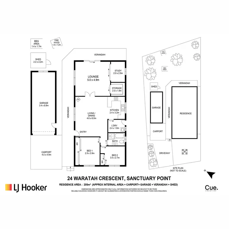 Floorplan of Homely house listing, 24 Waratah Crescent, Sanctuary Point NSW 2540