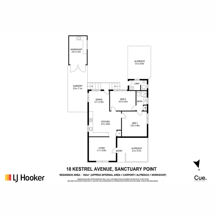 Floorplan of Homely house listing, 18 Kestrel Avenue, Sanctuary Point NSW 2540