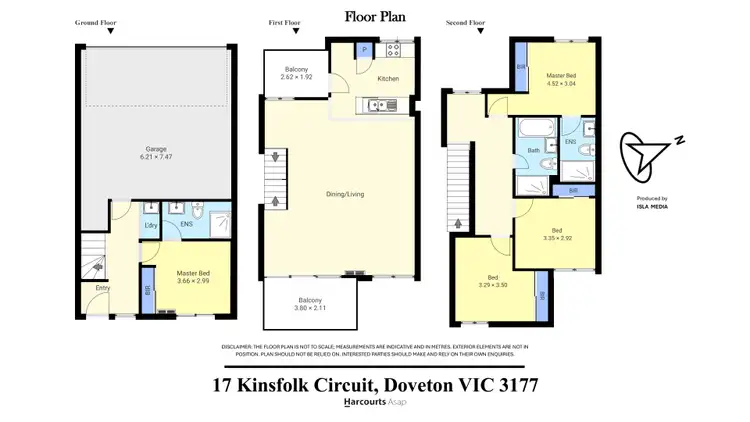 Floorplan of Homely townhouse listing, 17 Kinsfolk Circuit, Doveton VIC 3177