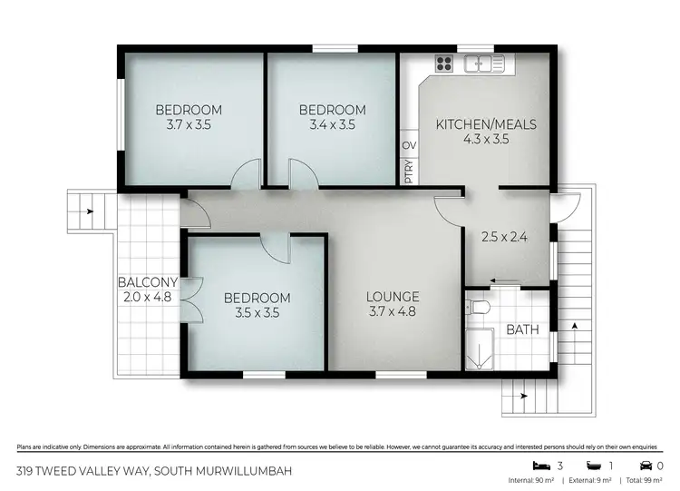 Floorplan of Homely house listing, 319 Tweed Valley Way, South Murwillumbah NSW 2484