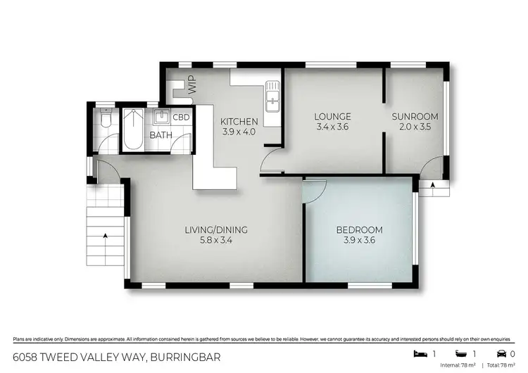 Floorplan of Homely house listing, 6058 Tweed Valley Way, Burringbar NSW 2483