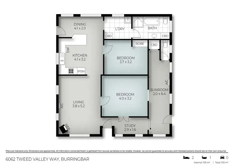 Floorplan of Homely house listing, 6060 Tweed Valley Way, Burringbar NSW 2483
