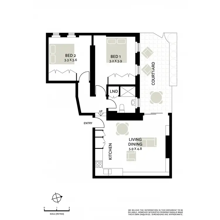 Floorplan of Homely apartment listing, 2/201 Darlinghurst Road, Darlinghurst NSW 2010
