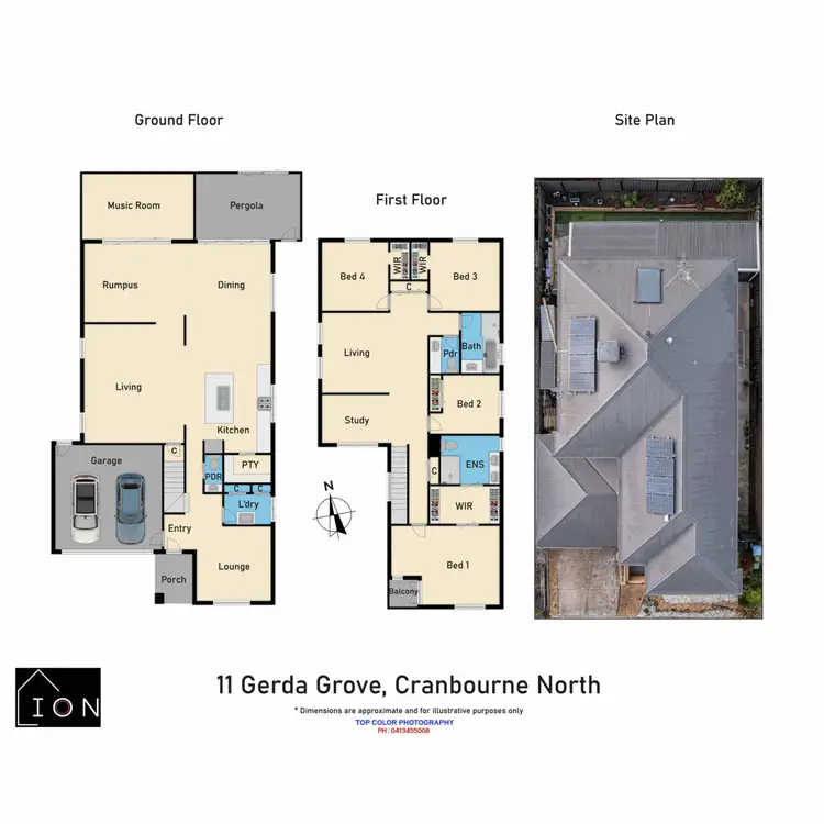 Floorplan of Homely house listing, 11 Gerda Grove, Cranbourne North VIC 3977