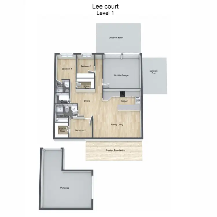 Floorplan of Homely house listing, 4 Lee Court, Crows Nest QLD 4355