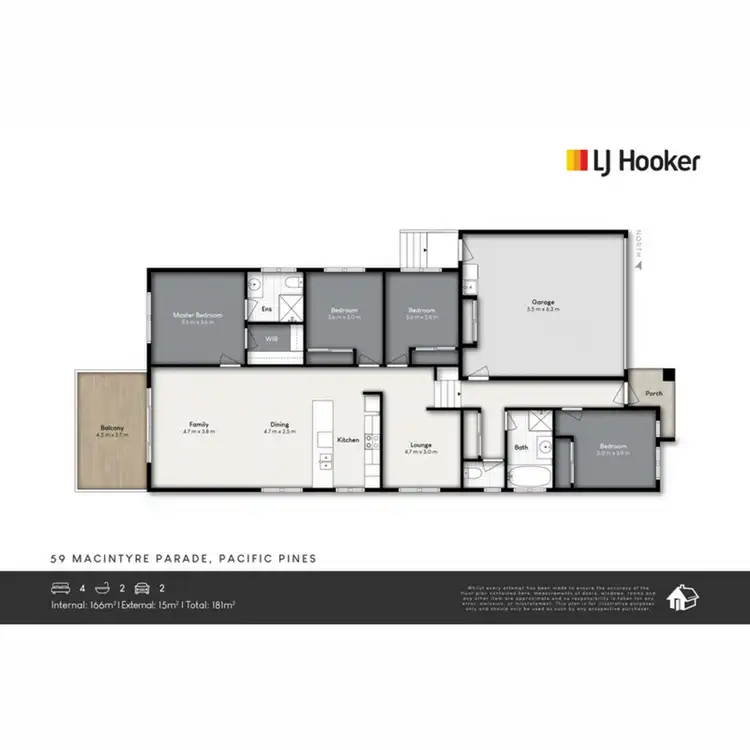 Floorplan of Homely house listing, 59 Macintyre Parade, Pacific Pines QLD 4211