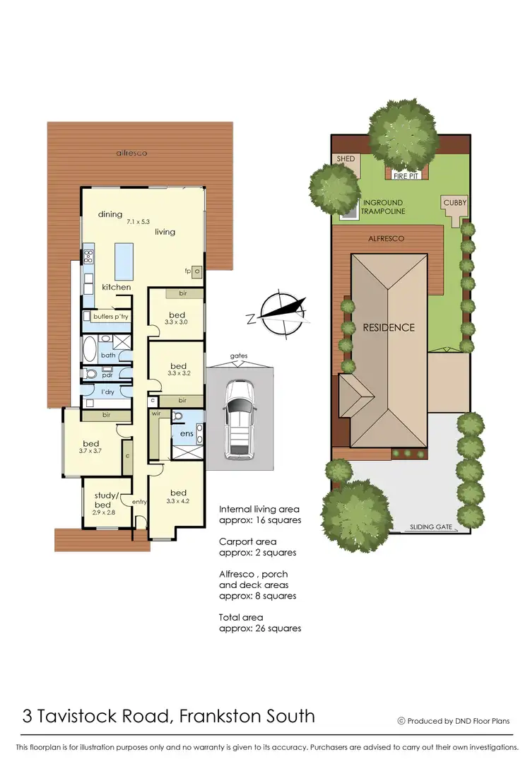 Floorplan of Homely house listing, 3 Tavistock Road, Frankston South VIC 3199