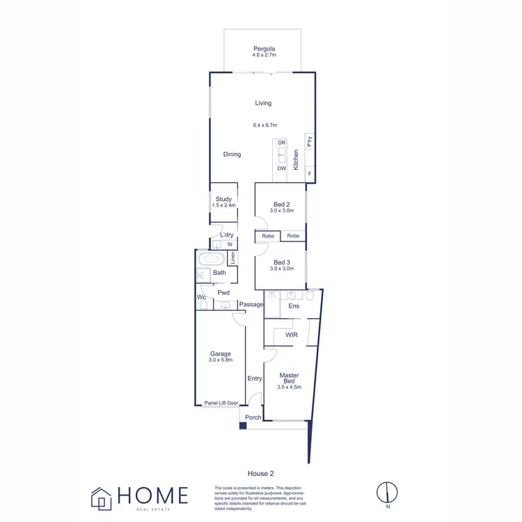 Floorplan of Homely house listing, 25 Mansfield Road, Northfield SA 5085
