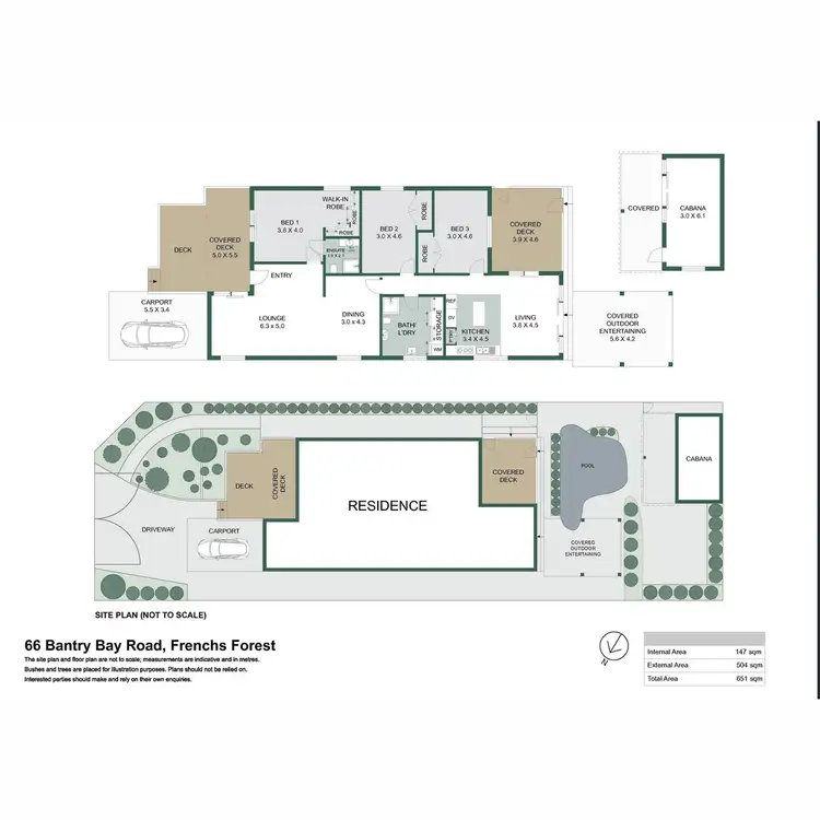 Floorplan of Homely house listing, 66 Bantry Bay Road, Frenchs Forest NSW 2086