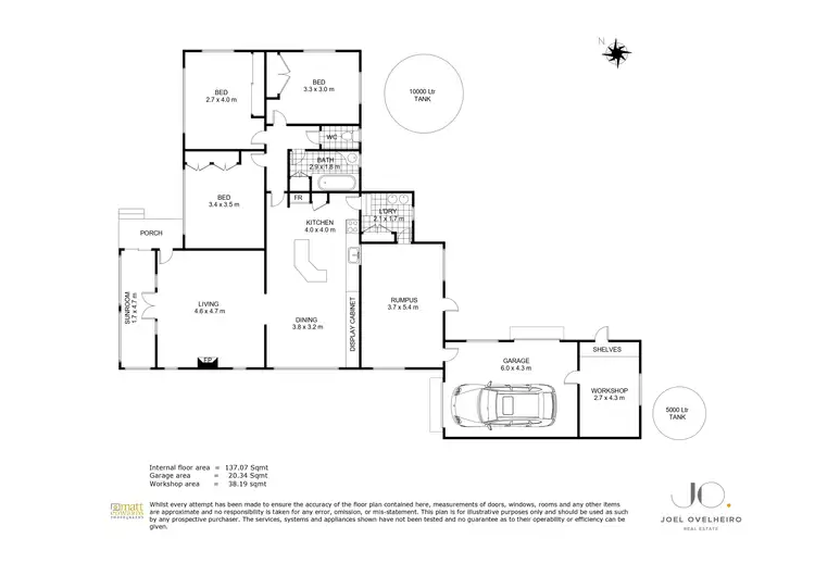 Floorplan of Homely house listing, 5 Tancred Avenue, Newtown QLD 4350