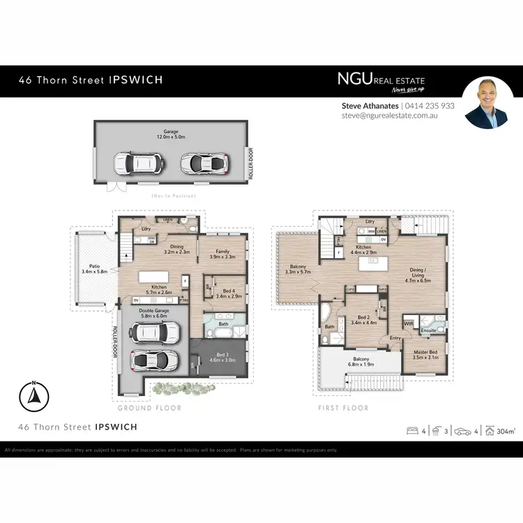 Floorplan of Homely house listing, 46 Thorn Street, Ipswich QLD 4305