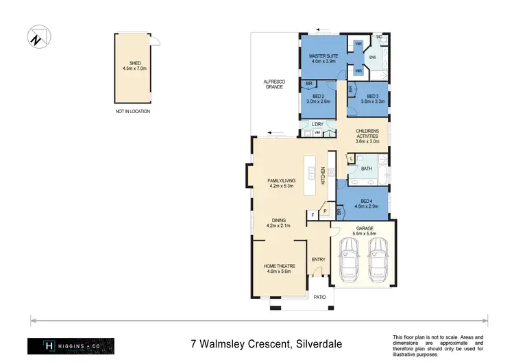 Floorplan of Homely house listing, 7 Walmsley Crescent, Silverdale NSW 2752