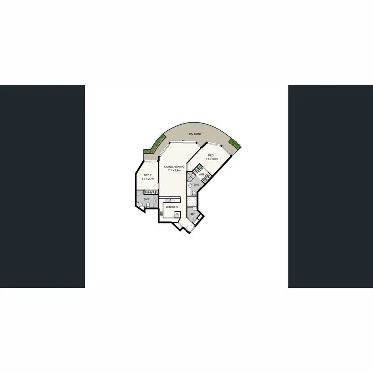 Floorplan of Homely apartment listing, 11/16 Bright Street, Kangaroo Point QLD 4169