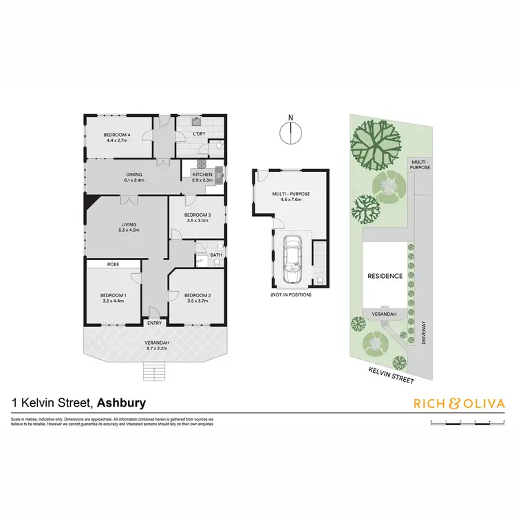 Floorplan of Homely house listing, 1 Kelvin Street, Ashbury NSW 2193