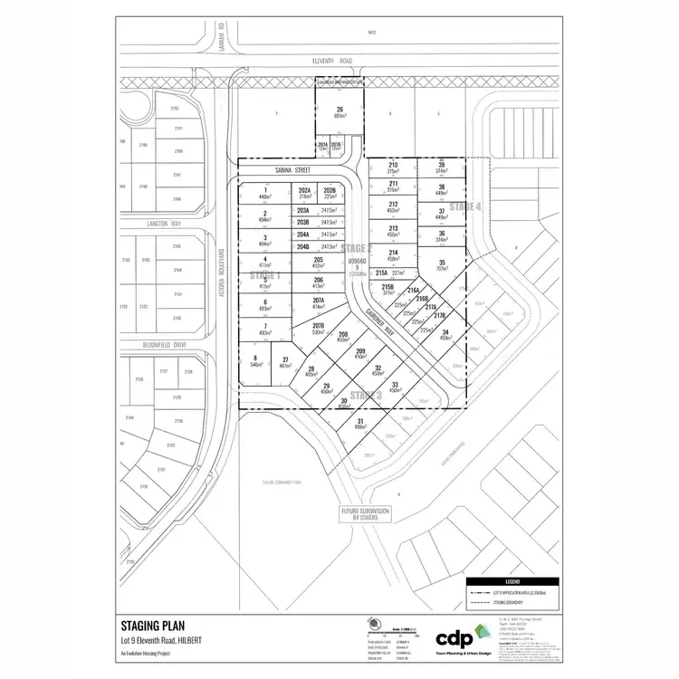 Floorplan of Homely land listing, 203A Gairdner Way, Hilbert WA 6112