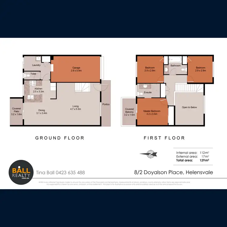 Floorplan of Homely townhouse listing, 8/2 Doyalson Place, Helensvale QLD 4212