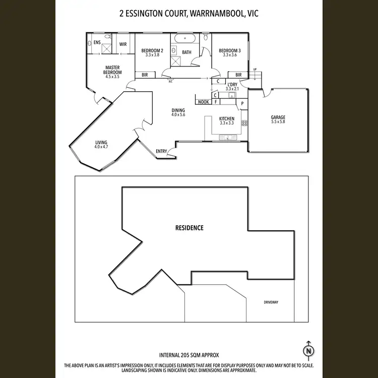 Floorplan of Homely house listing, 2 Essington Court, Warrnambool VIC 3280