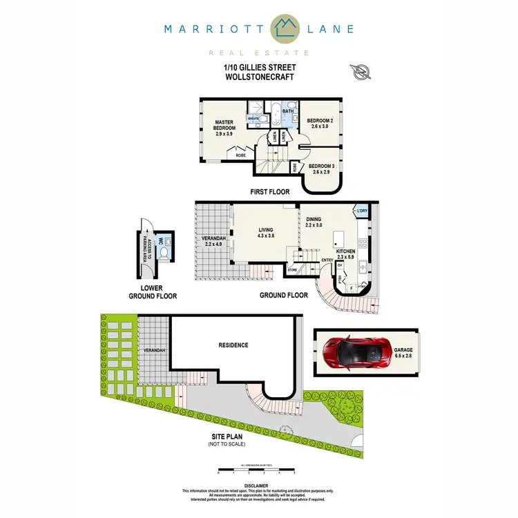 Floorplan of Homely apartment listing, 1/10 Gillies Street, Wollstonecraft NSW 2065