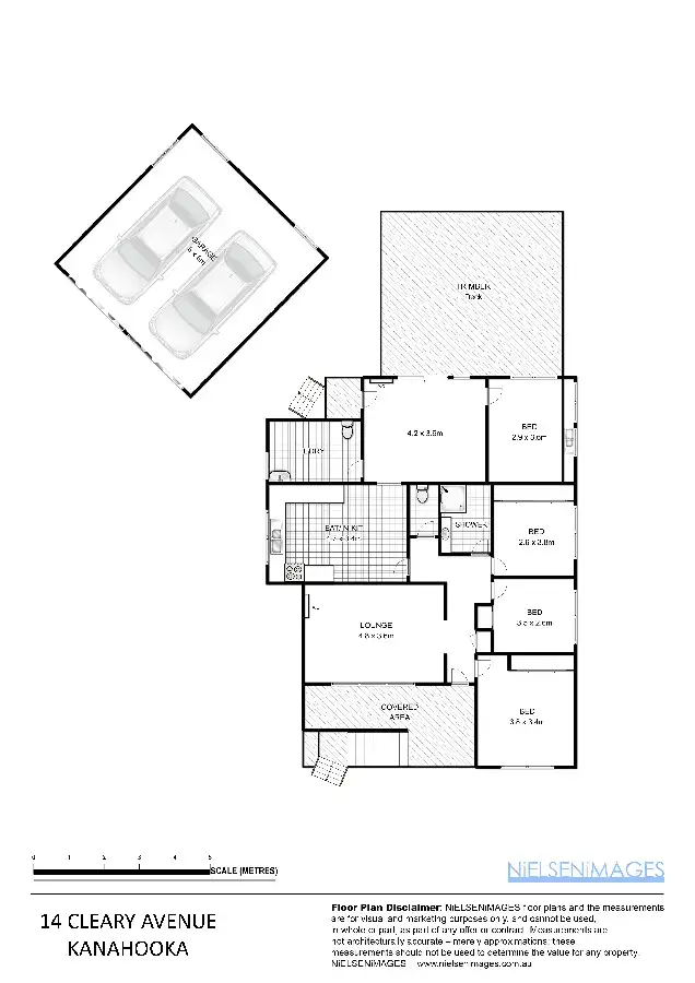 Floorplan of Homely house listing, 14 Cleary Avenue, Kanahooka NSW 2530