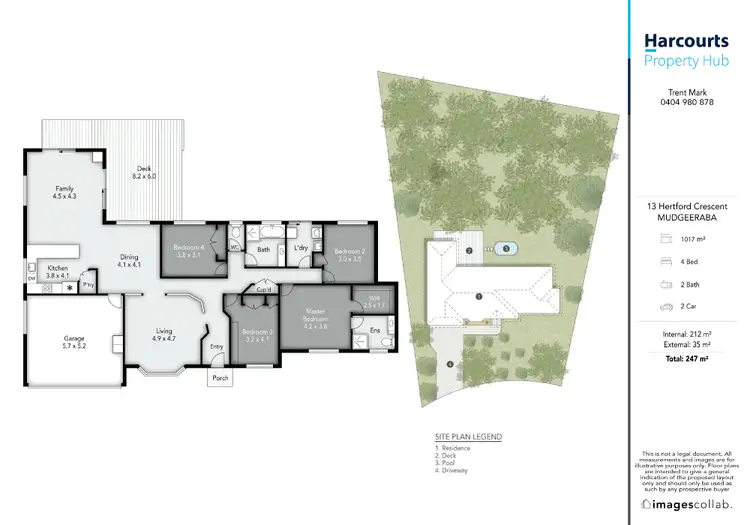 Floorplan of Homely house listing, 13 Hertford Crescent, Mudgeeraba QLD 4213