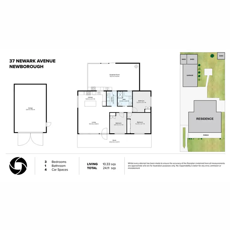Floorplan of Homely house listing, 37 Newark Avenue, Newborough VIC 3825