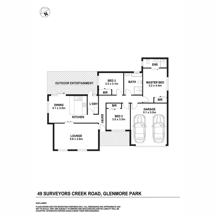 Floorplan of Homely house listing, 49 Surveyors Creek Road, Glenmore Park NSW 2745