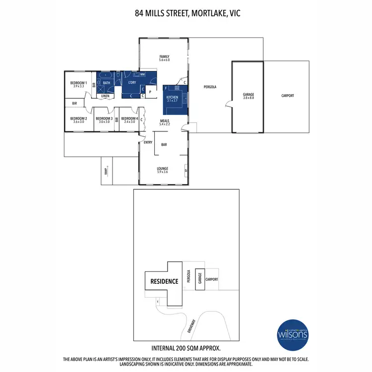 Floorplan of Homely house listing, 84 Mill Street, Mortlake VIC 3272