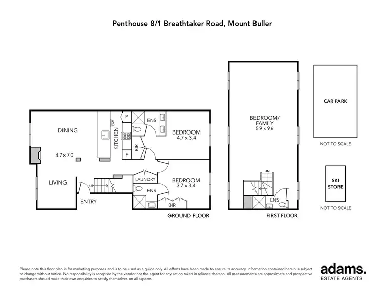 Floorplan of Homely apartment listing, Penthouse 8/1 Breathtaker Road, Mount Buller VIC 3723