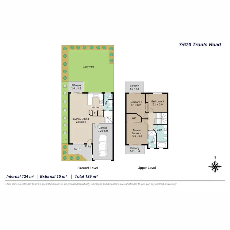 Floorplan of Homely townhouse listing, 7/670 Trouts Road, Aspley QLD 4034