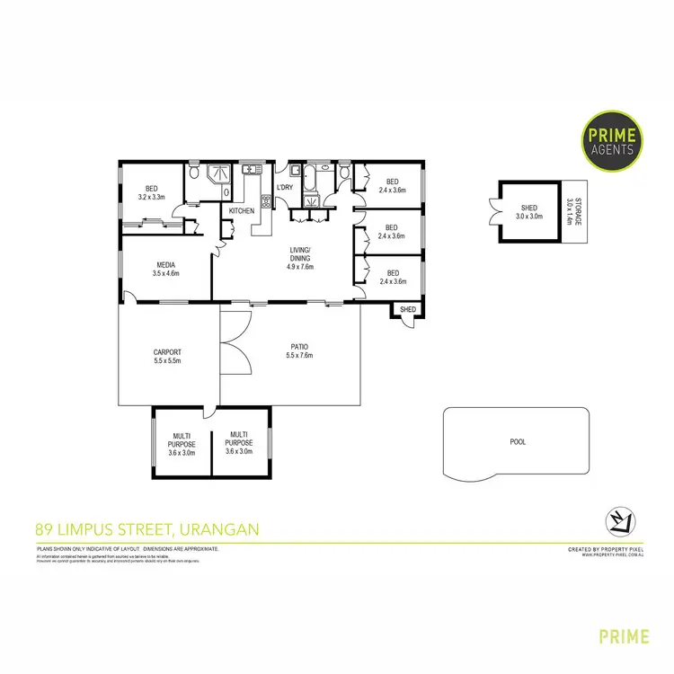 Floorplan of Homely house listing, 89 Limpus Street, Urangan QLD 4655