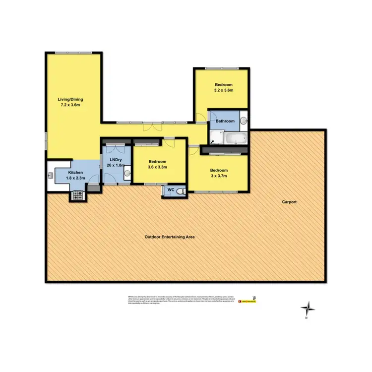 Floorplan of Homely rural property listing, 1370 Princes Highway, Pirron Yallock VIC 3249