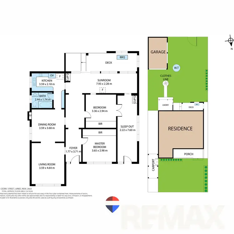 Floorplan of Homely house listing, 5 Cedric Street, Junee NSW 2663