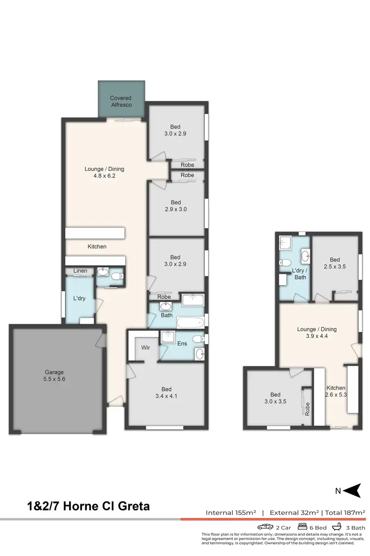 Floorplan of Homely house listing, 7 Horne Close, Greta NSW 2334