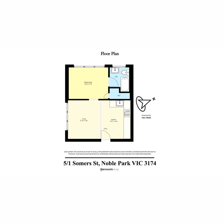 Floorplan of Homely apartment listing, 5/1 Somers Street, Noble Park VIC 3174