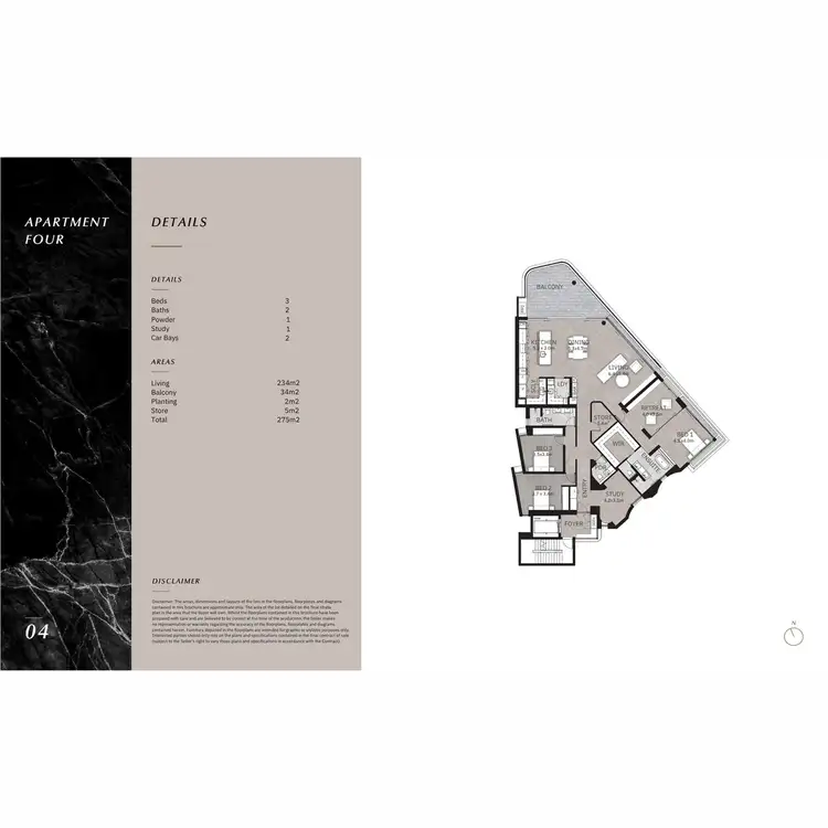 Floorplan of Homely apartment listing, Apartment 4/65 Canning Beach Road, Applecross WA 6153