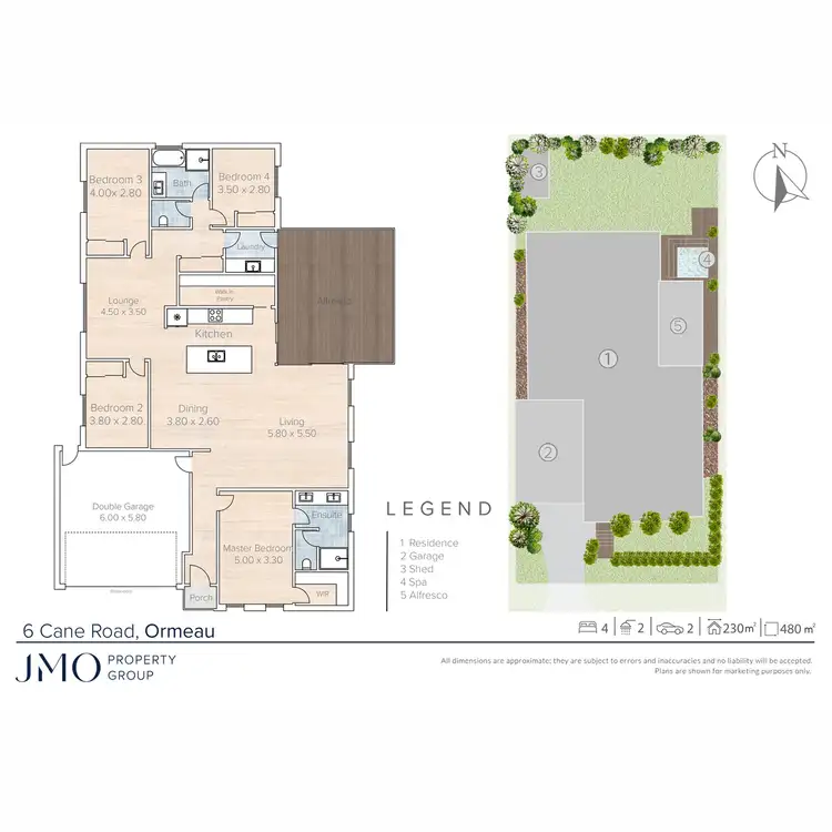 Floorplan of Homely house listing, 6 Cane Road, Ormeau QLD 4208