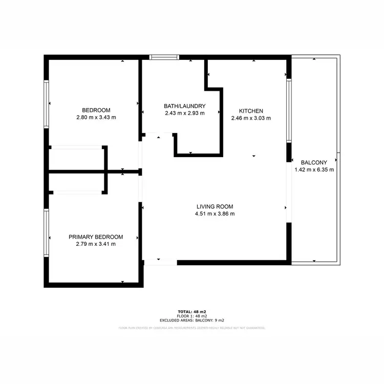 Floorplan of Homely unit listing, 4/253 Auckland Street, Gladstone Central QLD 4680