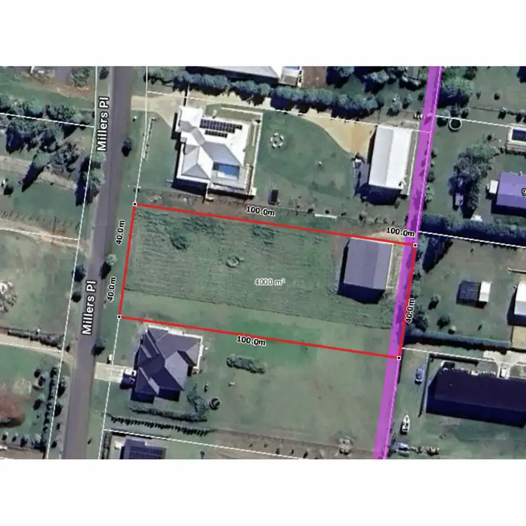 Floorplan of Homely land listing, 18 Millers Place, Inverness QLD 4703